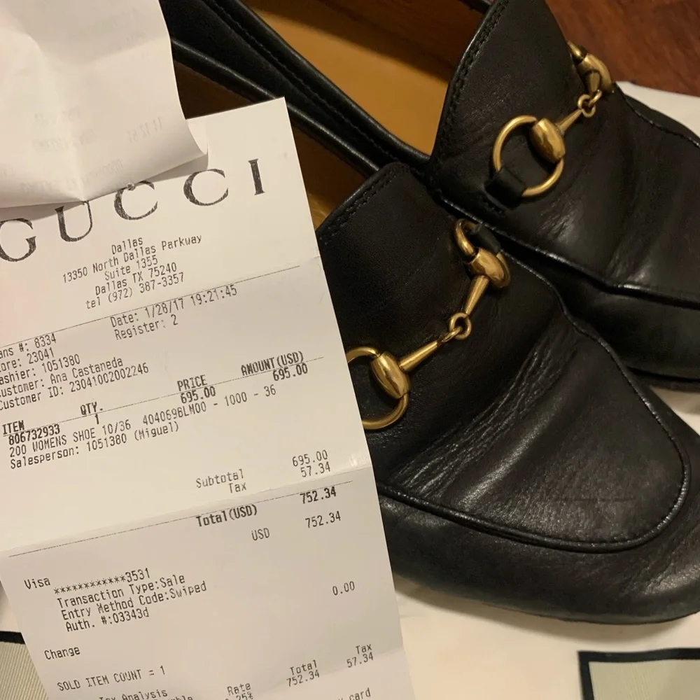 Gucci Loafers with Box & travel bags - Picture 9 of 11